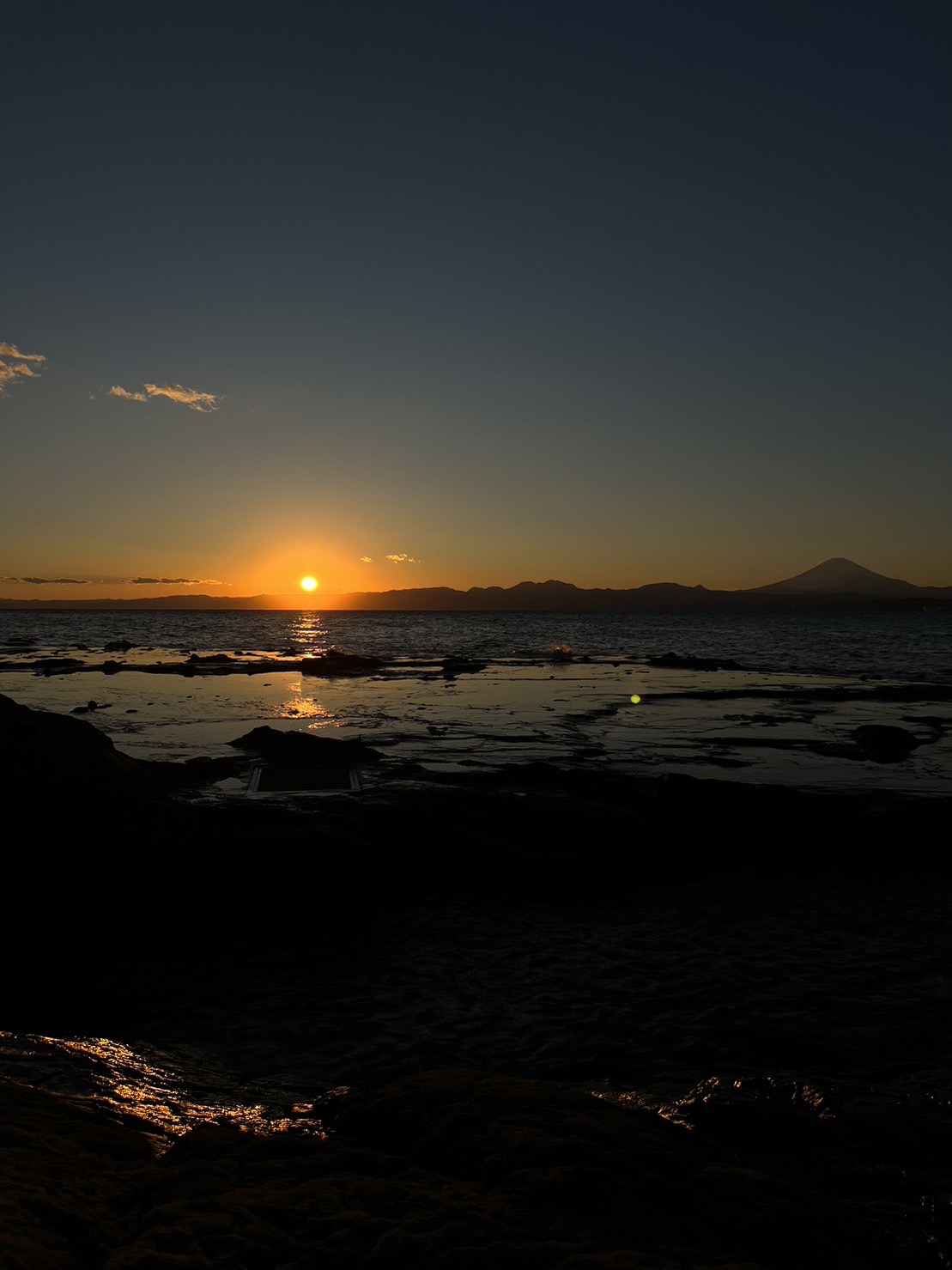 江ノ島の夕陽